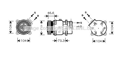 AVA QUALITY COOLING Kompressor,kliimaseade CNK218